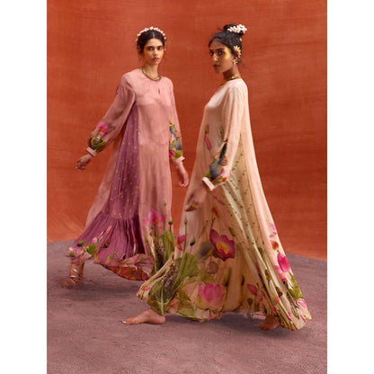 KALISTA Dusty Pink Naira Jalabiya Dress