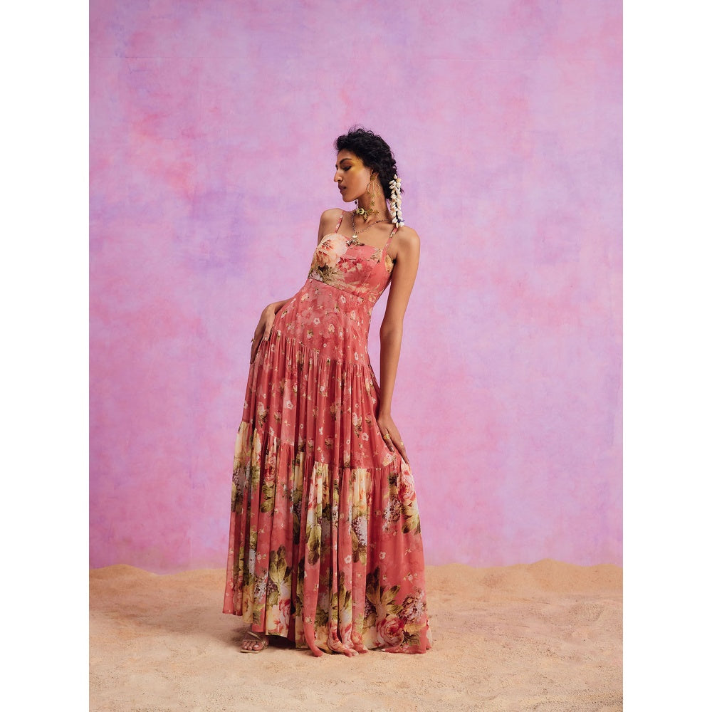 KALISTA Carrot Pink Urika Dress