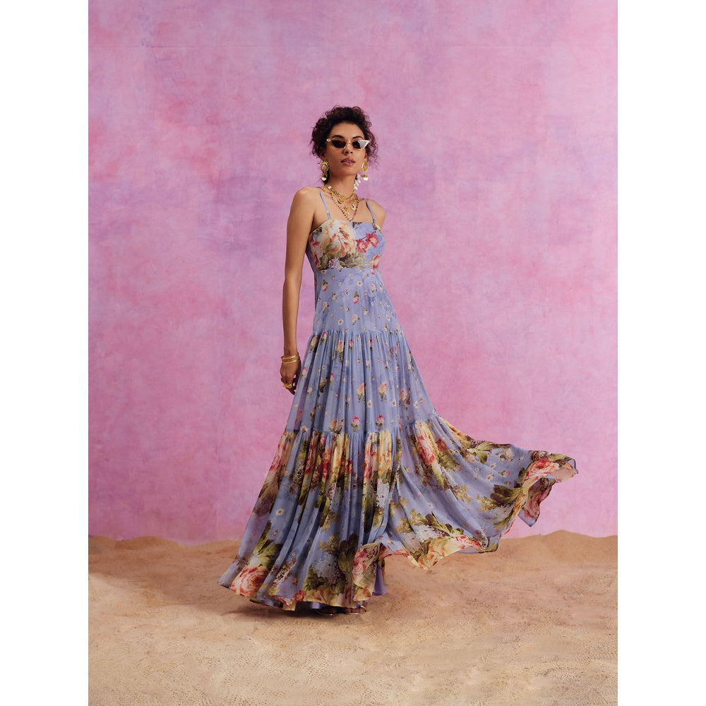 KALISTA Blue Periwinkle Urika Dress