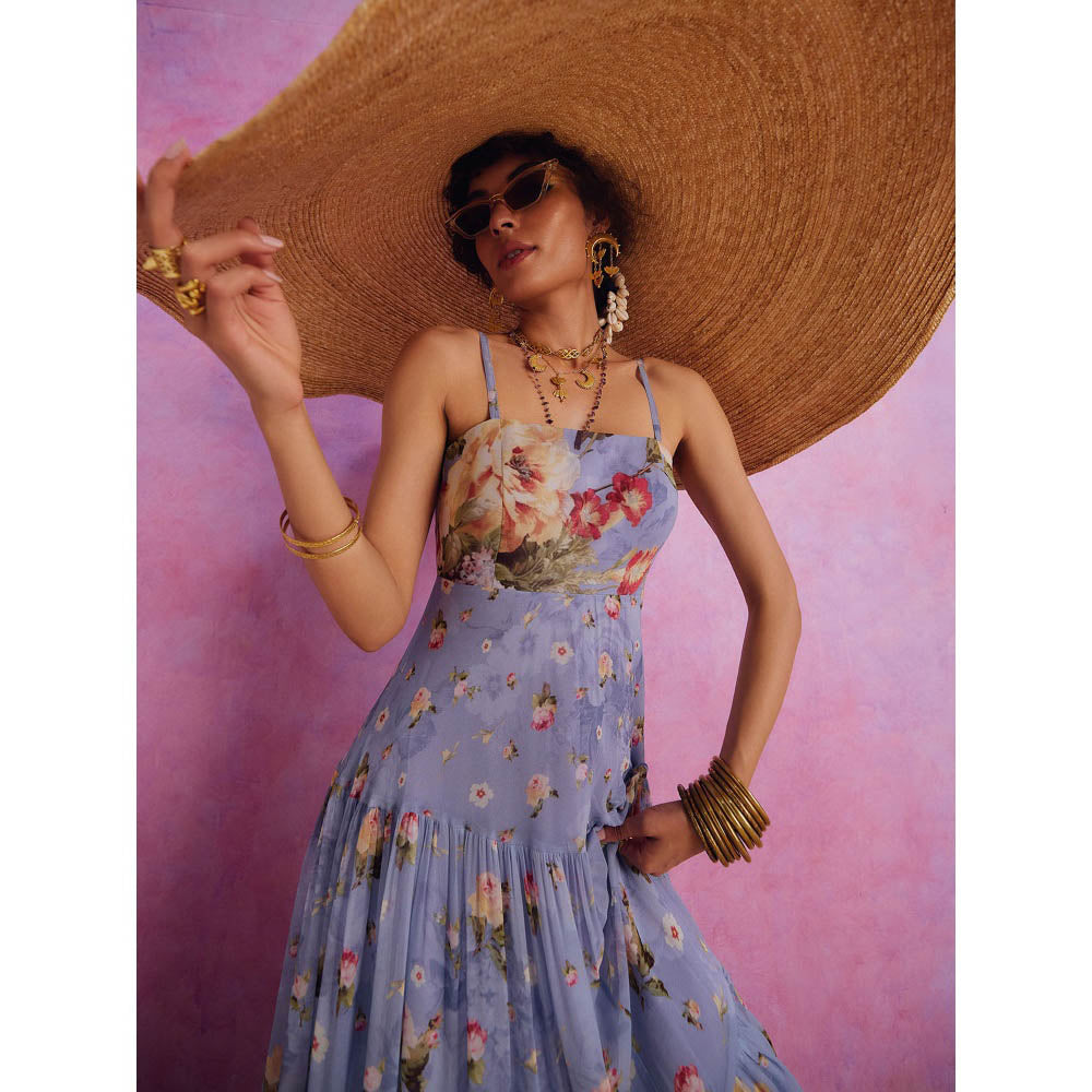 KALISTA Blue Periwinkle Urika Dress