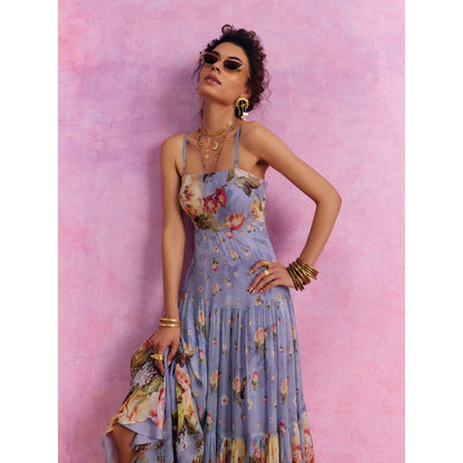 KALISTA Blue Periwinkle Urika Dress