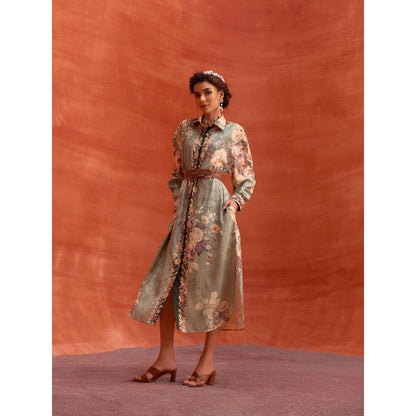 KALISTA Green Tiffiny Dress