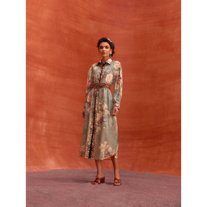 KALISTA Green Tiffiny Dress