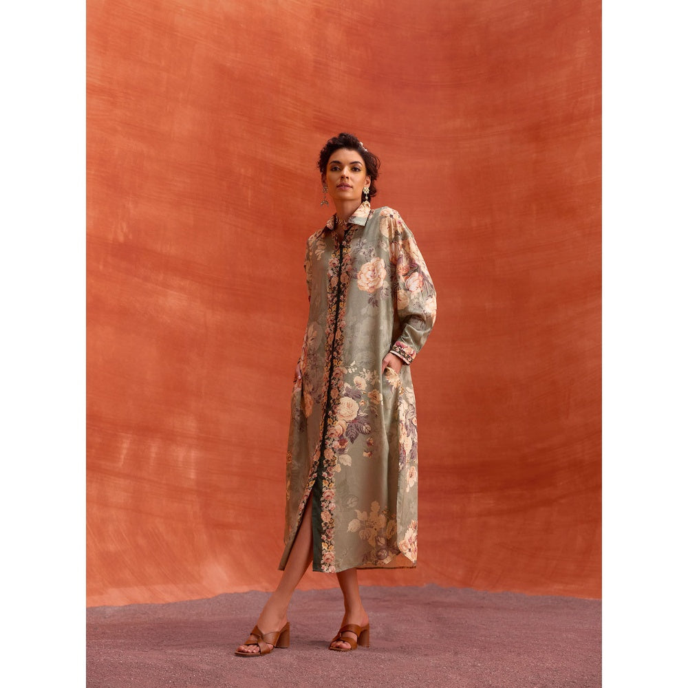 KALISTA Green Tiffiny Dress