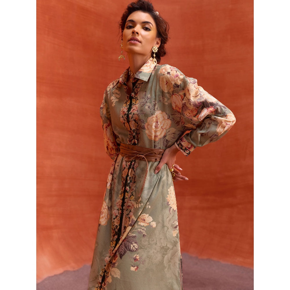 KALISTA Green Tiffiny Dress