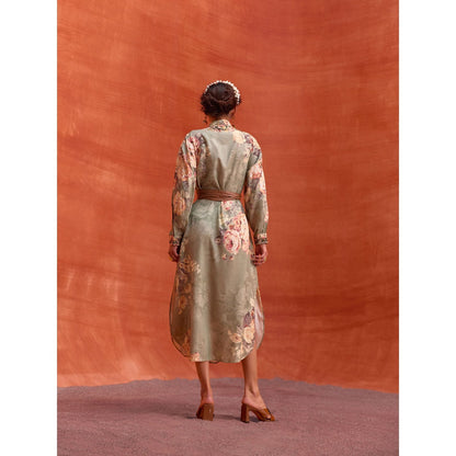 KALISTA Green Tiffiny Dress