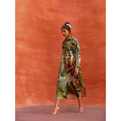 KALISTA Green Elara Dress