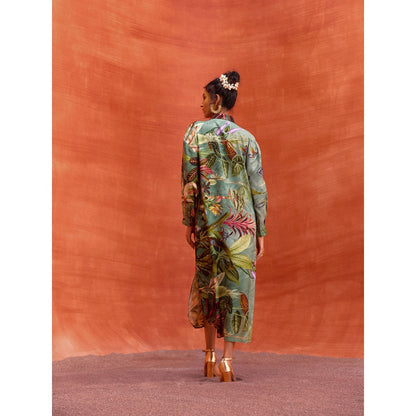KALISTA Green Elara Dress