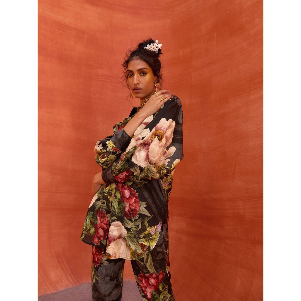 KALISTA Black Melinda Co-Ord (Set of 2)