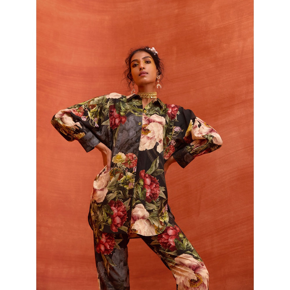 KALISTA Black Melinda Co-Ord (Set of 2)