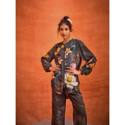 KALISTA Space Grey Carly Co-Ord (Set of 2)