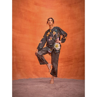 KALISTA Space Grey Carly Co-Ord (Set of 2)