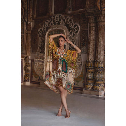 KALISTA Yellow Niyama Kaftan Dress