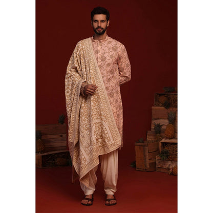 KALPRAAG Tanvik Pink Kurta with Patiala Pant and Dupatta