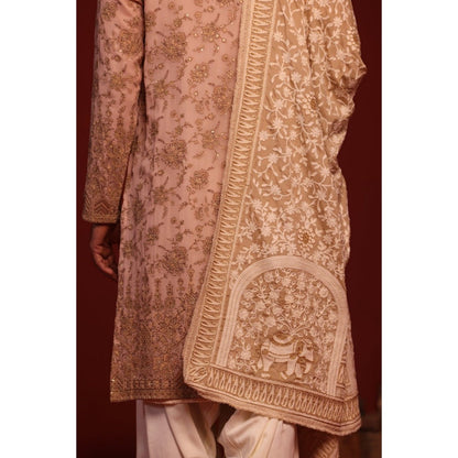 KALPRAAG Tanvik Pink Kurta with Patiala Pant and Dupatta