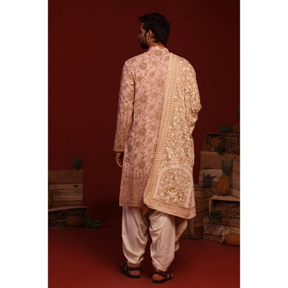 KALPRAAG Tanvik Pink Kurta with Patiala Pant and Dupatta