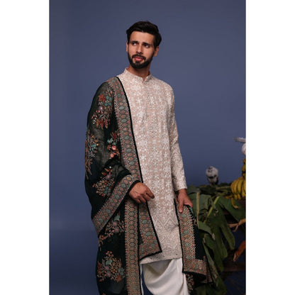 KALPRAAG Pink Viscose Embroidered Kurta with Salwar and Dupatta