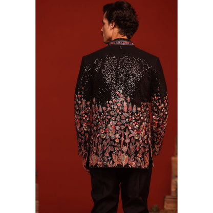 KALPRAAG Zainab Black Kurta and Pant with Coat