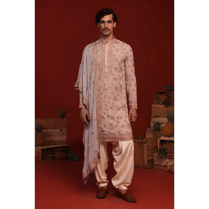 KALPRAAG Maitreya Light Blue Kurta with Patiala Pant and Dupatta