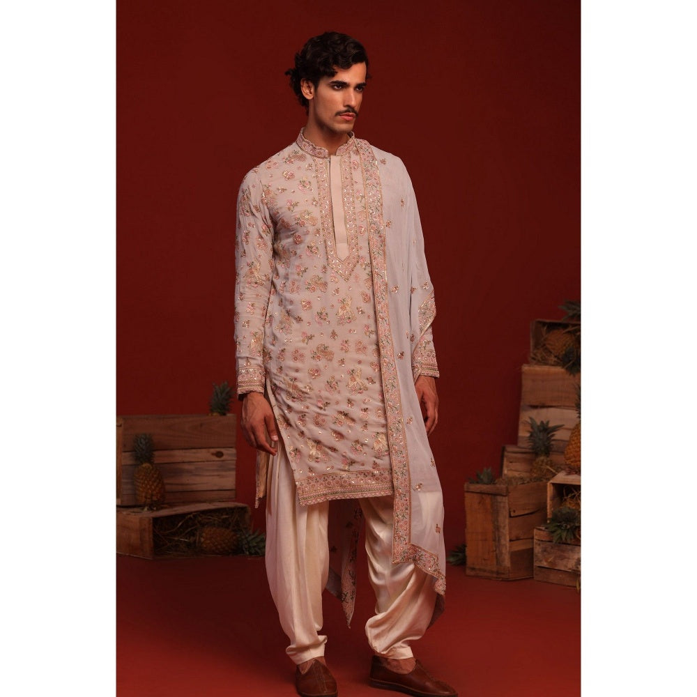 KALPRAAG Maitreya Light Blue Kurta with Patiala Pant and Dupatta