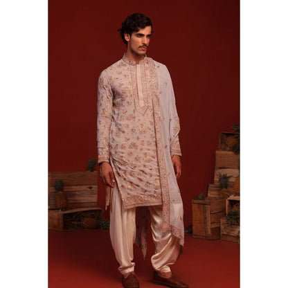 KALPRAAG Maitreya Light Blue Kurta with Patiala Pant and Dupatta
