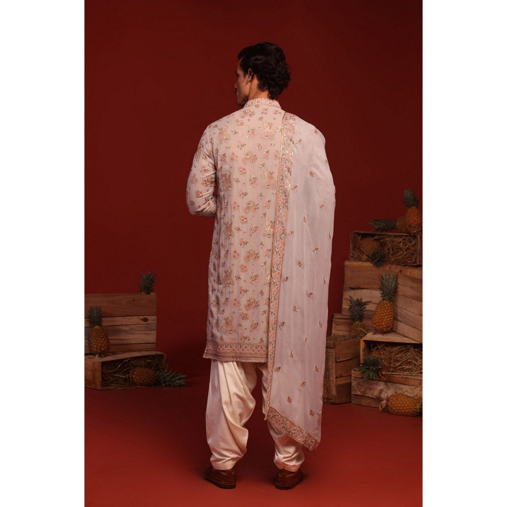 KALPRAAG Maitreya Light Blue Kurta with Patiala Pant and Dupatta