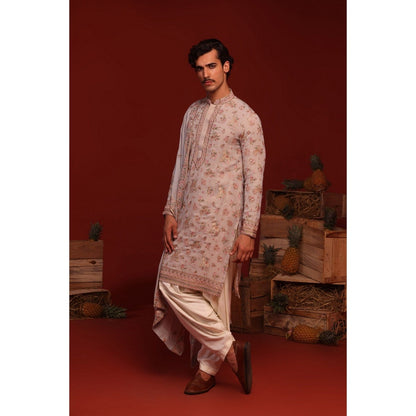 KALPRAAG Maitreya Light Blue Kurta with Patiala Pant and Dupatta