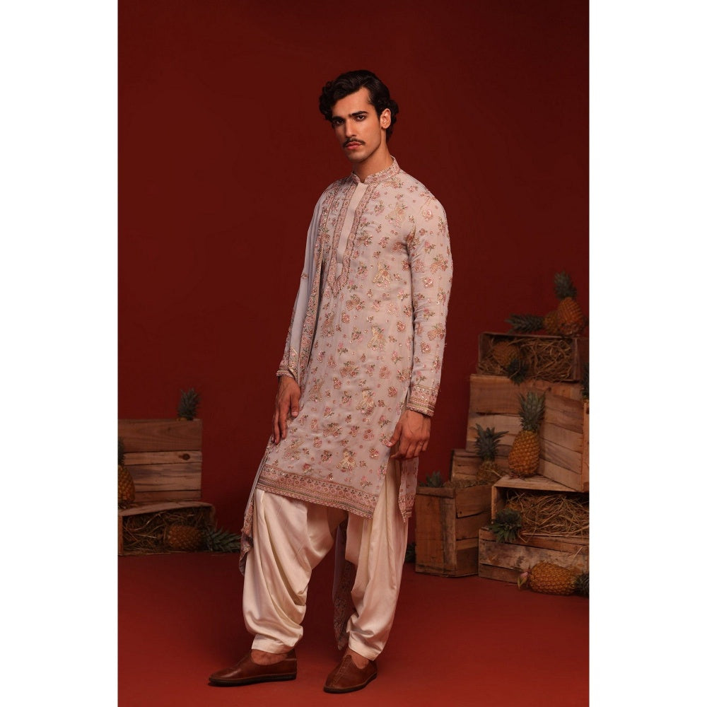 KALPRAAG Maitreya Light Blue Kurta with Patiala Pant and Dupatta