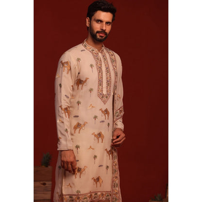 KALPRAAG Aadrit Pink Kurta with Patiala Pant and Dupatta