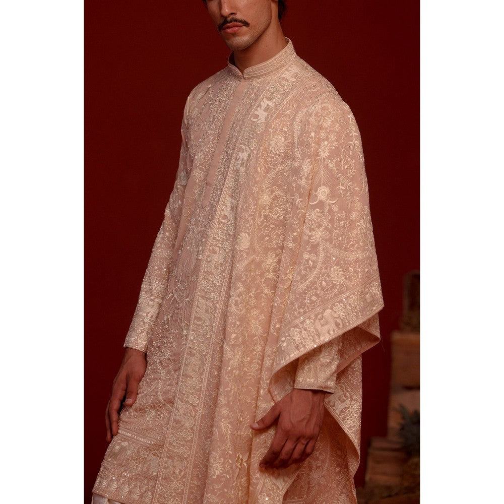 KALPRAAG Adith Pink Kurta with Patiala Pant and Dupatta