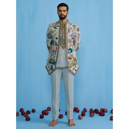 KALPRAAG Cocktail Sky Jodhpuri with Shirt and Pant