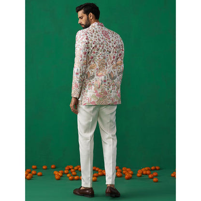 KALPRAAG Hansraj Ivory Jodhpuri with Shirt and Pant