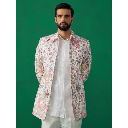KALPRAAG Hansraj Ivory Jodhpuri with Shirt and Pant