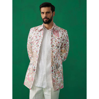 KALPRAAG Hansraj Ivory Jodhpuri with Shirt and Pant