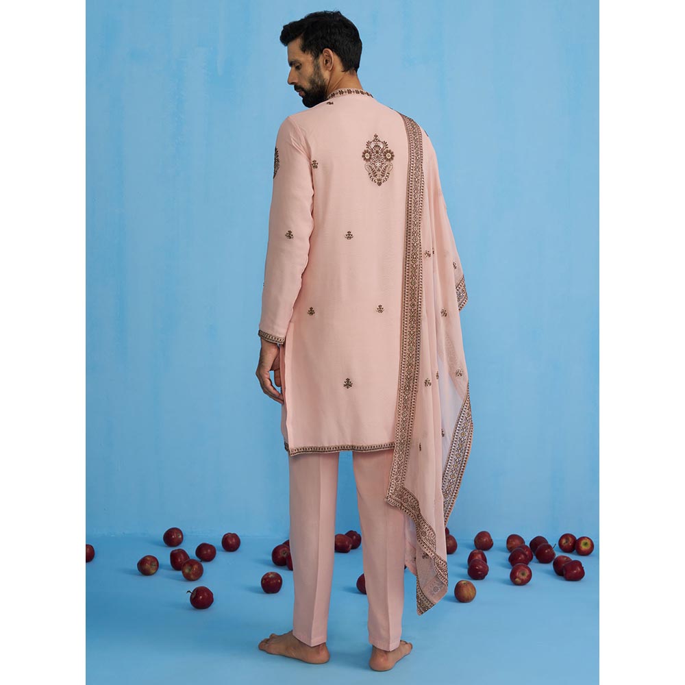 KALPRAAG Arabic Pink Kurta with Pant and Dupatta
