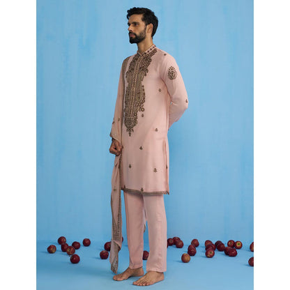 KALPRAAG Arabic Pink Kurta with Pant and Dupatta