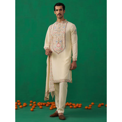 KALPRAAG Deer Beige Kurta with Pant and Dupatta