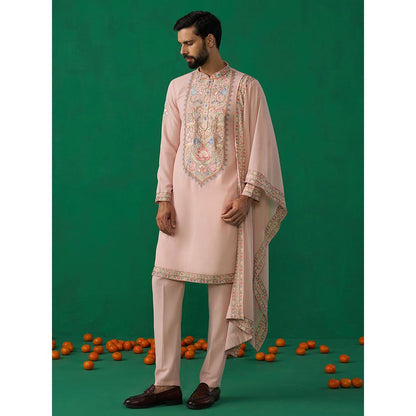 KALPRAAG Deer Pink Kurta with Pant and Dupatta