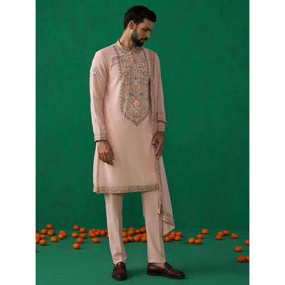 KALPRAAG Deer Pink Kurta with Pant and Dupatta