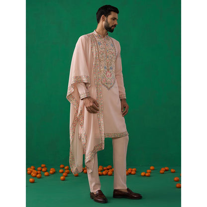 KALPRAAG Deer Pink Kurta with Pant and Dupatta