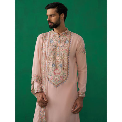 KALPRAAG Deer Pink Kurta with Pant and Dupatta