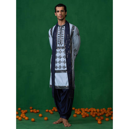 KALPRAAG Darpan Skyblue Kurta with Patiyala and Dupatta
