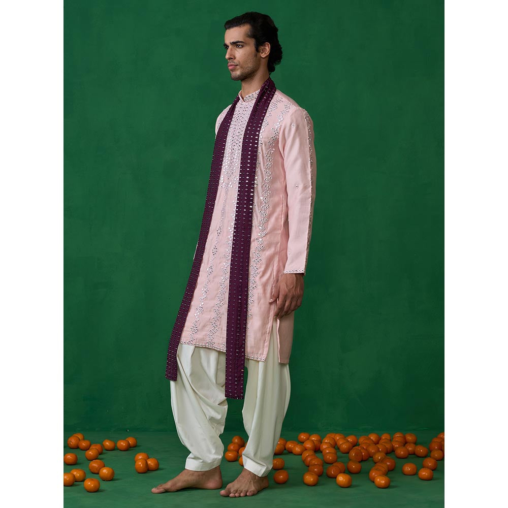 KALPRAAG Darpan Pink Kurta with Patiyala and Dupatta