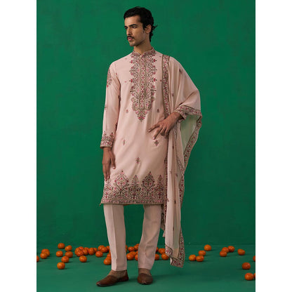 KALPRAAG Motif Pink Kurta with Pant and Dupatta