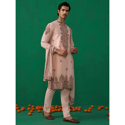 KALPRAAG Motif Pink Kurta with Pant and Dupatta