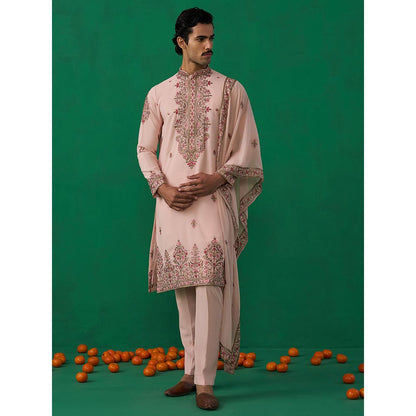 KALPRAAG Motif Pink Kurta with Pant and Dupatta