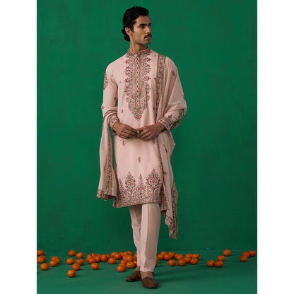 KALPRAAG Motif Pink Kurta with Pant and Dupatta