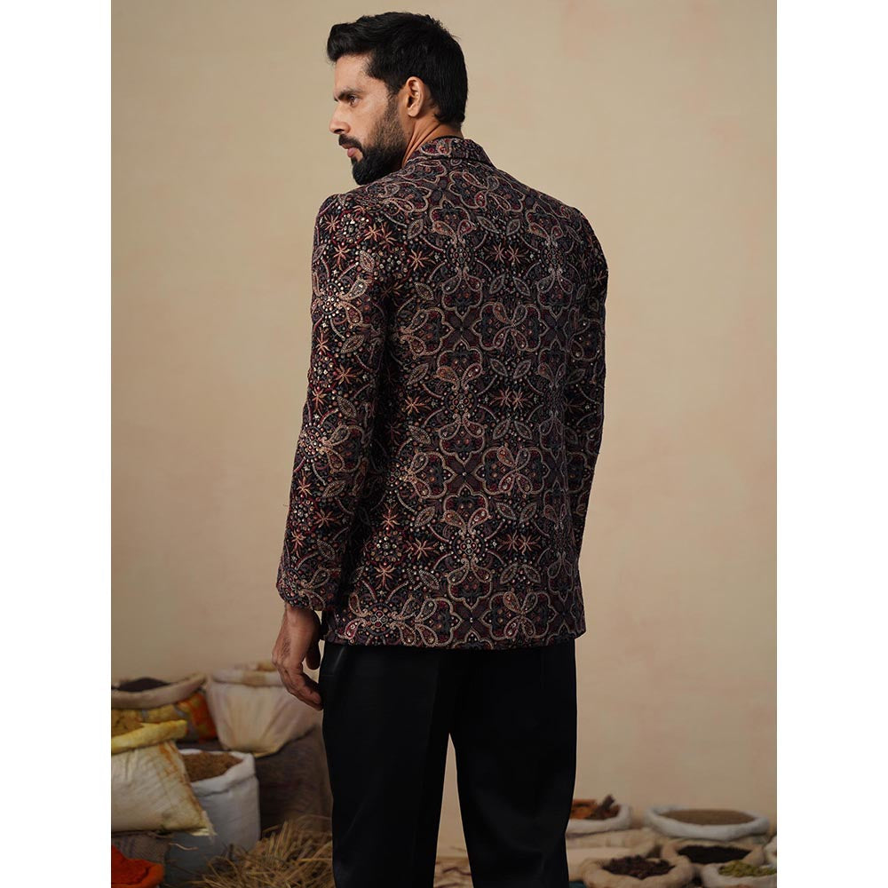 KALPRAAG Kartikey Black Blazer with Shirt and Trouser