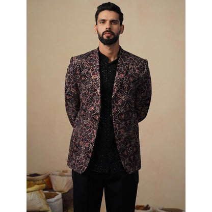 KALPRAAG Kartikey Black Blazer with Shirt and Trouser