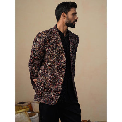 KALPRAAG Kartikey Black Blazer with Shirt and Trouser